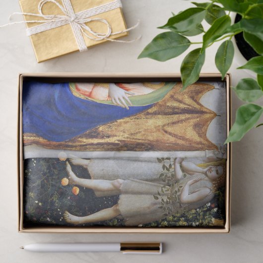 ANNUNCIATIE VAN Fra Beato Angelico Kerstmis Tissuepapier (Geschenk)