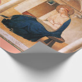 ANNUNCIATIE VAN Fra Beato Angelico Kerstroze Cadeaupapier (Hoek)