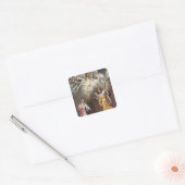 Annunciatie Vierkante Sticker (Envelop)