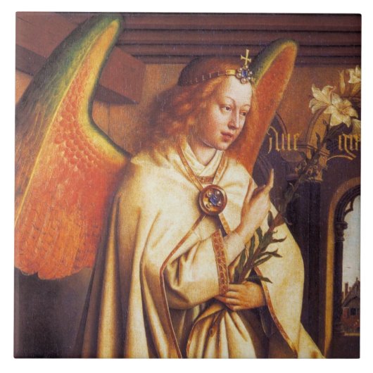 ANNUNCIATION ANGEL Archangel Gabriel Detail Tegeltje (Voorkant)
