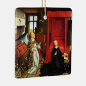 ANNUNCIATION ANGEL Archangel Gabriel en Virgin Keramisch Ornament (Rechts)