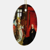 ANNUNCIATION ANGEL Archangel Gabriel en Virgin Keramisch Ornament (Rechts)