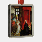 ANNUNCIATION ANGEL Archangel Gabriel en Virgin Metalen Ornament (Rechts)