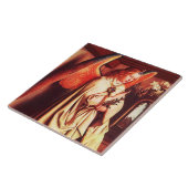 ANNUNCIATION ANGEL Archangel Gabriel, Jan Van Eyck Tegeltje (Zijkant)