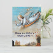 ANNUNCIATION ANGEL CHRISTMAS PARTIJ KAART (Staand voorkant)