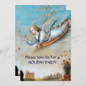 ANNUNCIATION ANGEL CHRISTMAS PARTIJ KAART (Voorkant / Achterkant)