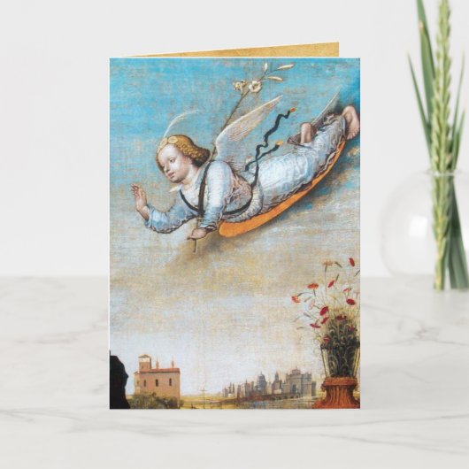 ANNUNCIATION ANGEL FEESTDAGEN KAART (Voorkant)