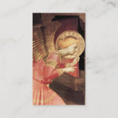 ANNUNCIATION ANGEL IIN GOLD EN PINK VISITEKAARTJE (Achterkant)