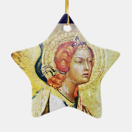 ANNUNCIATION ANGEL Magic of Kerstmis Keramisch Ornament (Achterkant)