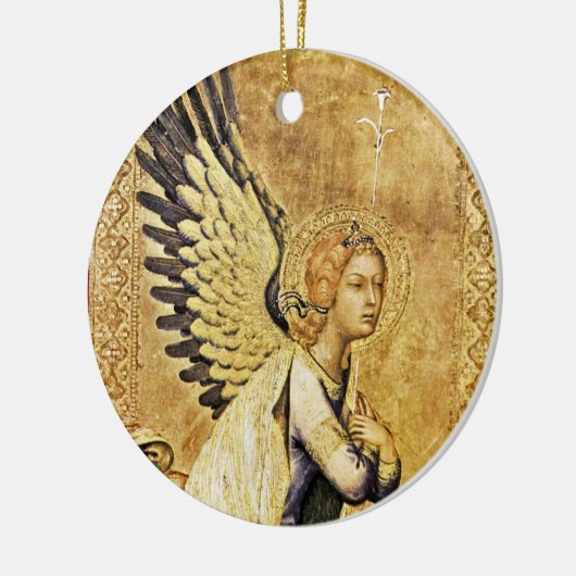 ANNUNCIATION ANGEL Magic of Kerstmis Keramisch Ornament (Links)