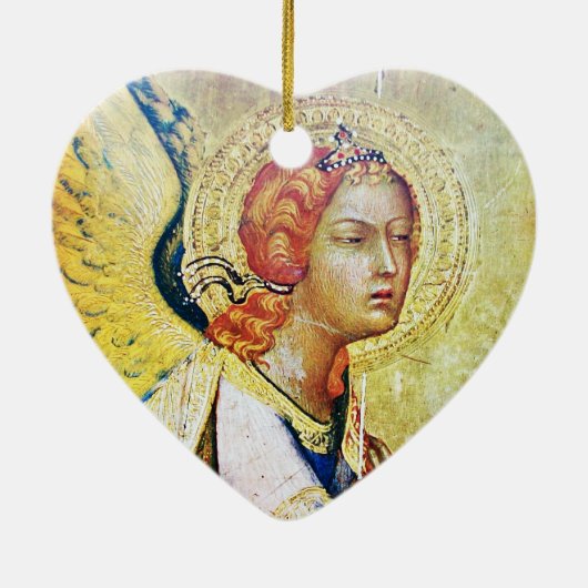 ANNUNCIATION ANGEL Magic of Kerstmis Keramisch Ornament (Achterkant)