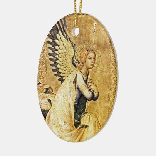 ANNUNCIATION ANGEL Magic of Kerstmis Keramisch Ornament (Links)