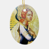 ANNUNCIATION ANGEL Magic of Kerstmis Keramisch Ornament (Achterkant)