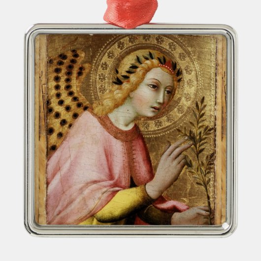 ANNUNCIATION ANGEL Magic of Kerstmis Metalen Ornament (Voorkant)