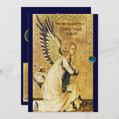 ANNUNCIATION ANGEL MONOGRAM, Blue Sapphire, Gold Kaart (Voorkant / Achterkant)