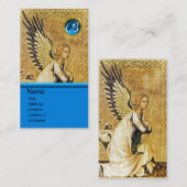 ANNUNCIATION ANGEL MONOGRAM, Blue Sapphire Silver Visitekaartje (Voorkant / Achterkant)