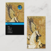 ANNUNCIATION ANGEL MONOGRAM, Blue Sapphire Silver Visitekaartje (Voorkant / Achterkant)
