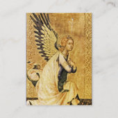 ANNUNCIATION ANGEL MONOGRAM, Blue Sapphire Visitekaartje (Achterkant)