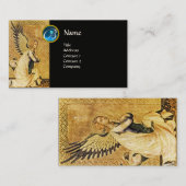 ANNUNCIATION ANGEL MONOGRAM, Blue Sapphire Visitekaartje (Voorkant / Achterkant)
