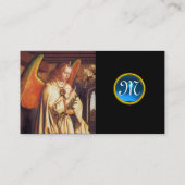 ANNUNCIATION ANGEL MONOGRAM, Blue Sapphire Visitekaartje (Achterkant)