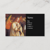 ANNUNCIATION ANGEL MONOGRAM, Blue Sapphire Visitekaartje (Voorkant)