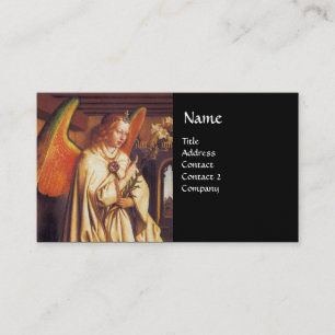 ANNUNCIATION ANGEL MONOGRAM, Blue Sapphire Visitekaartje