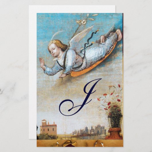 ANNUNCIATION ANGEL MONOGRAM BRIEFPAPIER (Voorkant / Achterkant)