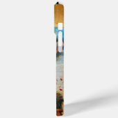 ANNUNCIATION ANGEL MONOGRAM, bruin perkament Case-Mate iPhone Case (Achterkant / Links)