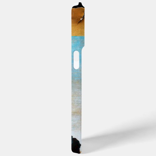 ANNUNCIATION ANGEL MONOGRAM, bruin perkament Case-Mate iPhone Case (Achterkant / Rechts)