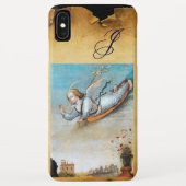 ANNUNCIATION ANGEL MONOGRAM, bruin perkament Case-Mate iPhone Case (Achterkant)