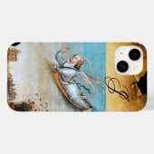 ANNUNCIATION ANGEL MONOGRAM, bruin perkament Case-Mate iPhone Case (Achterkant (horizontaal))