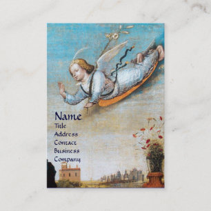 ANNUNCIATION ANGEL MONOGRAM Pearl paper Visitekaartje