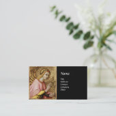 ANNUNCIATION ANGEL MONOGRAM, Red Ruby Gold Visitekaartje (Staand voorkant)