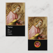 ANNUNCIATION ANGEL MONOGRAM, Red Ruby Visitekaartje (Voorkant / Achterkant)