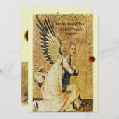 ANNUNCIATION ANGEL MONOGRAM, Red Ruby white ice Kaart (Voorkant / Achterkant)