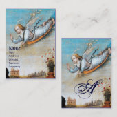 ANNUNCIATION ANGEL MONOGRAM VISITEKAARTJE (Voorkant / Achterkant)