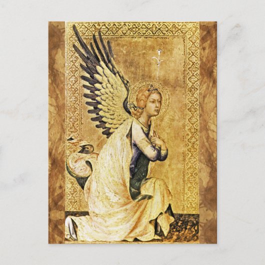 ANNUNCIATION ANGEL Parchment Briefkaart (Voorkant)