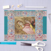 ANNUNCIATION ANGEL, RED BLUE PARELTJES, PRECIEUS J TISSUEPAPIER (Craft)