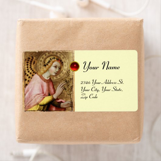 ANNUNCIATION ANGEL, Red Ruby Etiket (Insitu)