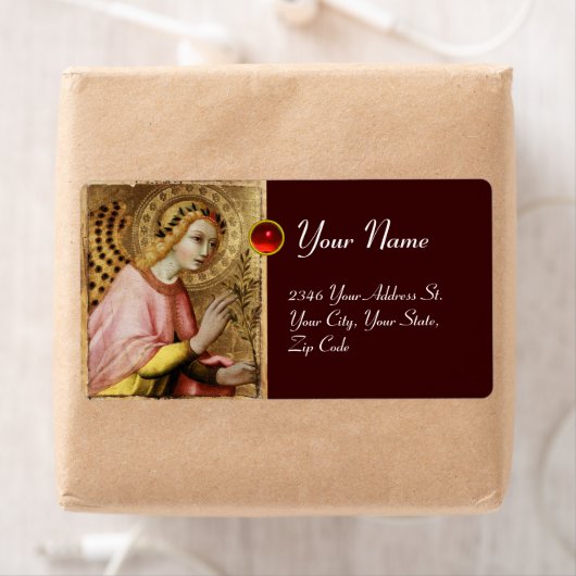 ANNUNCIATION ANGEL, Red Ruby Etiket (Insitu)