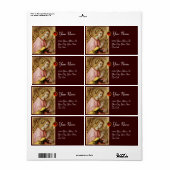 ANNUNCIATION ANGEL, Red Ruby Etiket (Full Sheet)