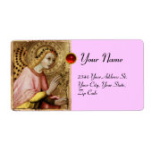 ANNUNCIATION ANGEL, Red Ruby Etiket (Voorkant)