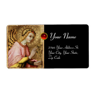 ANNUNCIATION ANGEL, Red Ruby Etiket