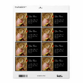 ANNUNCIATION ANGEL, Red Ruby Etiket (Full Sheet)