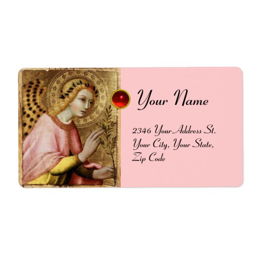 ANNUNCIATION ANGEL, Red Ruby Etiket (Voorkant)