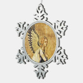 ANNUNCIATION ANGEL TIN SNEEUWVLOK ORNAMENT (Rechts)