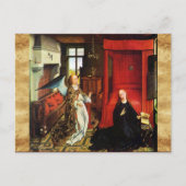 ANNUNCIATION Archangel Gabriel, Virgin Parchment Briefkaart (Voorkant)