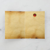 ANNUNCIATION Archangel Gabriel, Virgin Parchment Feestdagen Kaart (Binnen)