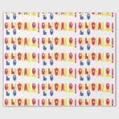 Annyeong Haseyo! Koreaanse Hallo! 안 하 요 Hangul Scr Cadeaupapier (Vlak)