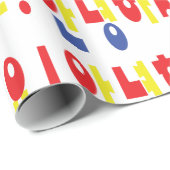 Annyeong Haseyo! Koreaanse Hallo! 안 하 요 Hangul Scr Cadeaupapier (Rol Hoek)